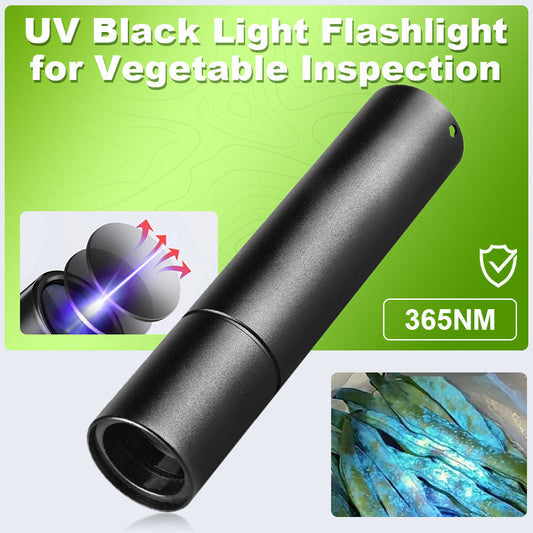 🛡️UV-zwartlichtzaklamp voor groente-inspectie