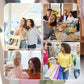 ⏳Beperkte tijd 50% korting💥Gebreide patchwork pufferjas voor dames