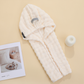 💥Tijdelijke aanbieding!🔥 Grote Haarhanddoek – Zachte Koraalstof – Snelle Absorptie & Elastische Band voor Dames 💕