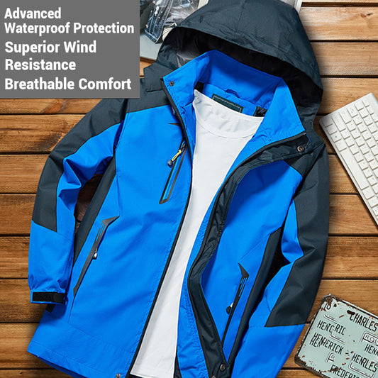 Heren outdoorjas voor prestaties – Winddicht, waterdicht en ademend🔥