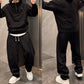 Stijlvolle set van hoodie en wijde broek voor heren
