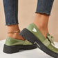 Elegante Lieve Plateau Loafers met Strik