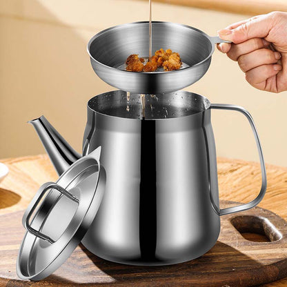 Duurzame Roestvrijstalen Oliefilterpot