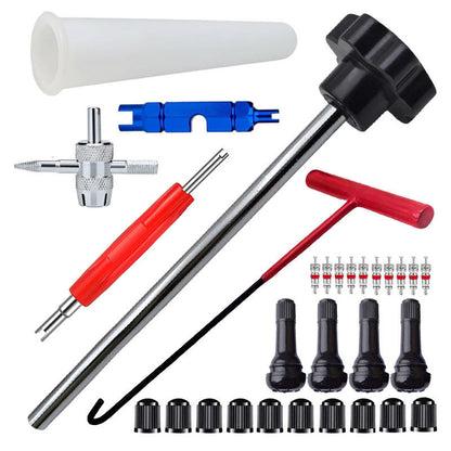 🔥🚀 Bandenreparatie in 60 seconden! Onze 5-in-1 ventielgereedschapsset levert professionele resultaten voor auto's, fietsen en meer - profiteer van 50% KORTING voordat het te laat is! 💪✨