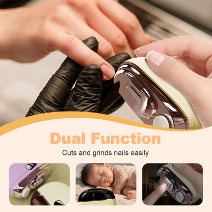 💥Tijdelijke korting!🔥 2-in-1 Slimme Elektrische Nagelknipper & Nagelpolijster 🌟
