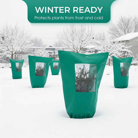 🌷Vorstbescherming winterplantenhoes met rits en trekkoord