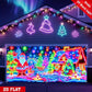🔥 Kerstaanbieding 55% KORTING! ✨ Betoverende UV Garage Decoratie - Magische Gloed in Donker, Festelijke Sfeermaker 🎄🔥