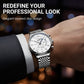Lichtgevend waterdicht quartzhorloge voor heren