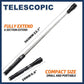 📢📢 50% KORTING !! ⏰🔦 Multifunctionele magnetische telescopische zaklamp – Uitschuifbaar, 360° flexibele hals, superhelder 🛠️