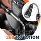📢📢 50% KORTING !! ⏰🔦 Multifunctionele magnetische telescopische zaklamp – Uitschuifbaar, 360° flexibele hals, superhelder 🛠️