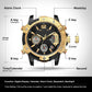 🎄Kerstdeal ALTIJD 50% KORTING!✨ Multifunctioneel Herenhorloge (Dubbel Display) – 3ATM Waterdicht, Quartz & Sportief (Perfect SinterklaasCadeau voor Moderne Mannen!)