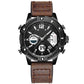🎄Kerstdeal ALTIJD 50% KORTING!✨ Multifunctioneel Herenhorloge (Dubbel Display) – 3ATM Waterdicht, Quartz & Sportief (Perfect SinterklaasCadeau voor Moderne Mannen!)