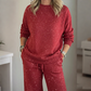 Dames Glitter 2-delige Set: Sweatshirt & Broek