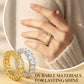✨50% KORTING! Full Circle Sparkling Zircon Fashion Ring – Tijdloze elegantie, 360° glans en licht luxe design 💎💍