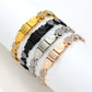 Dames Stralend Hartvormige Magnetische Koperen Armbanden