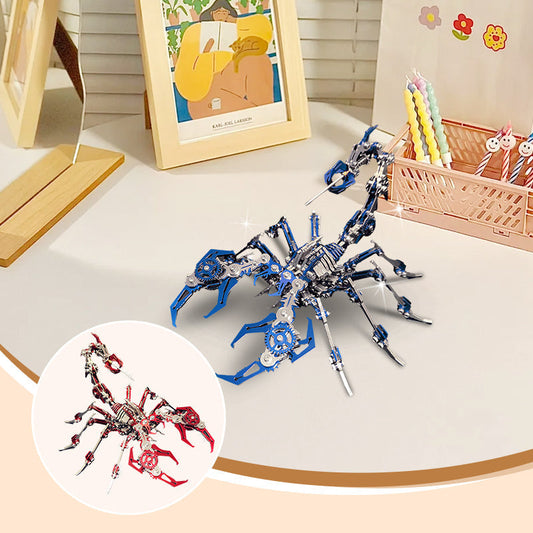 📢 60% korting! – 3D Scorpion Metal Puzzel Kit ✨ Mechanisch assemblagemodel zonder lijm of batterij – Uitdagend & creatief voor volwassenen en tieners! 🦂⚙️