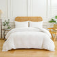 📢📢50% KORTING !! ⏰3-delige beddengoedset met opengewerkt en getuft patroon
