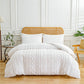 📢📢50% KORTING !! ⏰3-delige beddengoedset met opengewerkt en getuft patroon