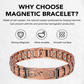 Magneetarmband voor heren met adelaarspatroon
