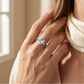 💍 Koop 1, krijg 1 gratis! ✨ Maansteen Ring – Ovaal Geometrisch Design – Stralende Zirconia – Zinklegering – Maten 5–10 – 2 Stijlen – Mystieke Elegantie 🌙