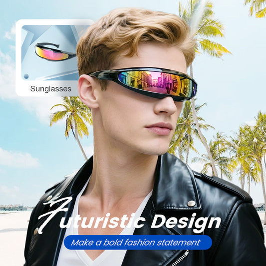 ⏰ Nu slechts 49% korting!🔥Lichtgewicht futuristische zonnebril met scherm