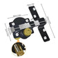 😱🔑 Stop met goedkope sloten die snel kapotgaan! Dé heavy-duty long throw gate lock van massief ijzer – dubbele toegang, 5 sleutels, mat zwart. 50% KORTING!