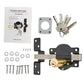 😱🔑 Stop met goedkope sloten die snel kapotgaan! Dé heavy-duty long throw gate lock van massief ijzer – dubbele toegang, 5 sleutels, mat zwart. 50% KORTING!