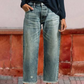 Retro cropped jeans met rechte pijpen voor dames
