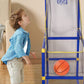 ⏰ NU 50% KORTING!⛹️Snelle verzending 🚚💨Stoere basketbalspel voor binnen voor kinderen met 4 ballen🏀