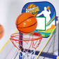 ⏰ NU 50% KORTING!⛹️Snelle verzending 🚚💨Stoere basketbalspel voor binnen voor kinderen met 4 ballen🏀