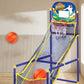 ⏰ NU 50% KORTING!⛹️Snelle verzending 🚚💨Stoere basketbalspel voor binnen voor kinderen met 4 ballen🏀