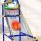 ⏰ NU 50% KORTING!⛹️Snelle verzending 🚚💨Stoere basketbalspel voor binnen voor kinderen met 4 ballen🏀