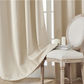 💥Tijdelijke korting!🔥 Elegante Decoratieve Gordijnen – Verduisteringsstof & Thermische Isolatie – Metalen Ringen – Tijdloze Beige Tint – Zachte Sfeer & Gewaarborgde Privacy ☁️