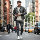 Heren Slim Fit Jeans met Distressed Look