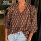 Dames casual top met print en soepel vallend model