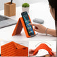 📱 50% KORTING 🛋️ Opvouwbare siliconen telefoonhouder – Verstelbare hoek, antislip & compact – Verlicht nekpijn, ideaal voor bureau, bed of op reis ✨