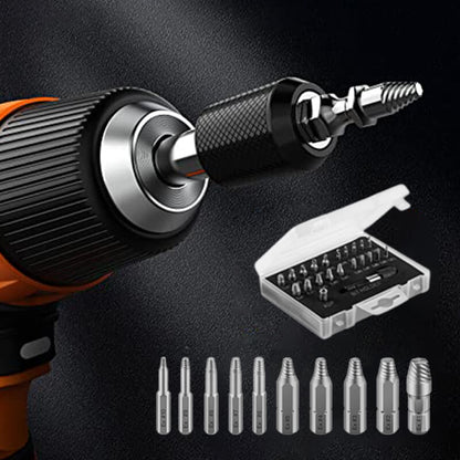 🔧 50% KORTING! 🛠️ Schroefverwijderaar, 22/33-delig – Voor afgebroken en beschadigde schroeven ✨