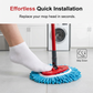 🔥50K+ VERKOCHT⏰  Chenille spinmop vervangdoek, zuigt haren en vocht moeiteloos op