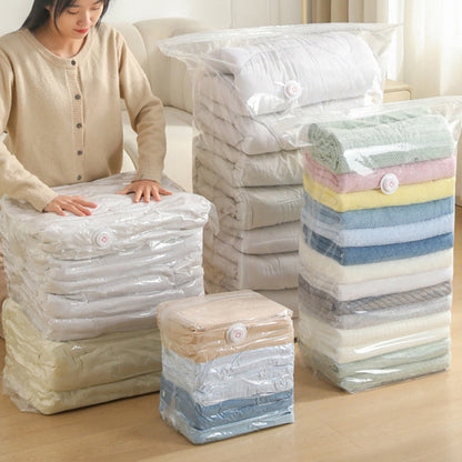 📦 50% KORTING! ✨ Zelfcomprimerende vacuümopbergzakken (geen pomp nodig) – Waterdichte ruimtebesparende opbergers 🏠