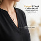 👚Casual damestop met V-hals en korte mouwen