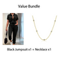 Dames Jumpsuit met Korte Mouwen en Knopen