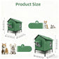 🐈 -50% ! 🌧️ Maison pour Chat Extérieure Surélevée Toutes Saisons – Oxford + Aluminium Thermique – Imperméable & Isolée – Pliable pour Confort Douillet ✨