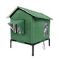 🐈 -50% ! 🌧️ Maison pour Chat Extérieure Surélevée Toutes Saisons – Oxford + Aluminium Thermique – Imperméable & Isolée – Pliable pour Confort Douillet ✨