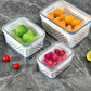 ⏳Tijdelijk Aanbod⏰ 3-Delige Berrybewaarset voor Koelkast | Fruitbakjes met Afvoerlade | Houdt Producten Droog & Langer Vers