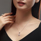 📢📢50% KORTING!! ⏰ 💖Ketting met fonkelende hartvormige waterdruppelsteen – Geef je dagelijkse outfits en speciale gelegenheden een vleugje glans ✨