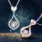 📢📢50% KORTING!! ⏰ 💖Ketting met fonkelende hartvormige waterdruppelsteen – Geef je dagelijkse outfits en speciale gelegenheden een vleugje glans ✨