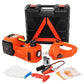 🔧 50% KORTING! 12-in-1-krikset, max. 5 t, hydraulische krik met elektrische slagmoersleutel, ingebouwde pomp en LED-verlichting, draagbare krik ✨