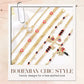 Bohemian Bedelarmband met Boze Oog & Olifant