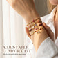 Bohemian Bedelarmband met Boze Oog & Olifant