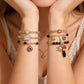 Bohemian Bedelarmband met Boze Oog & Olifant